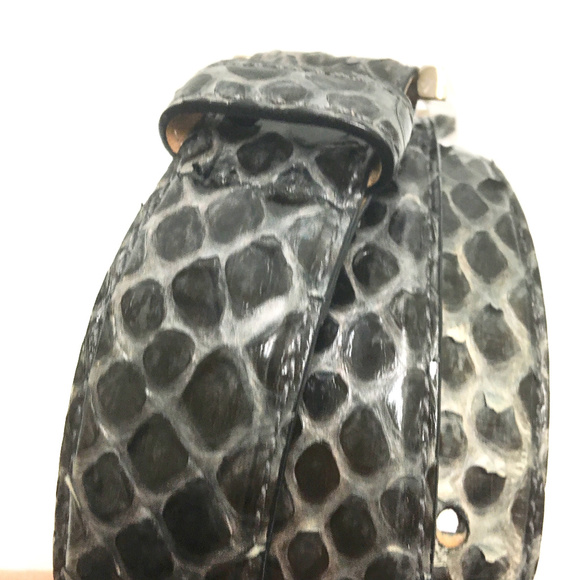 Michael Kors Real Python Leather Belt Italy size L - Picture 4 of 5